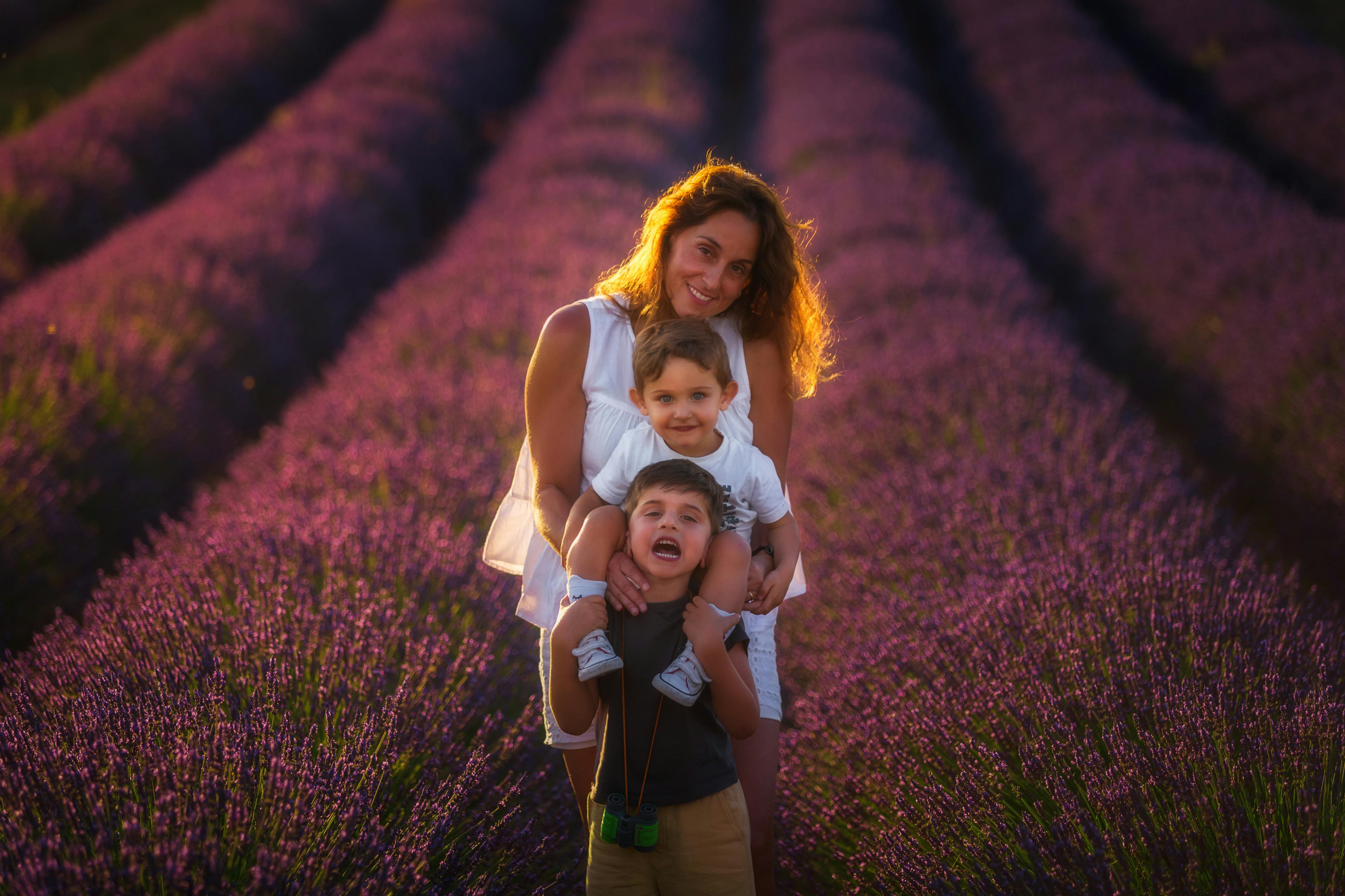 Family Time on Lavenders (III)